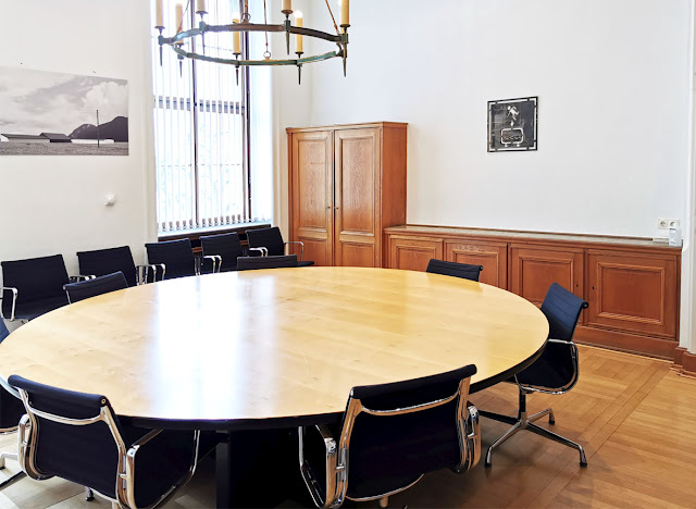 Sitzungssaal im Rathaus der Stadt Neuss (2021)